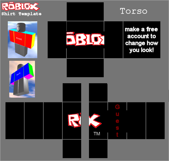 PC / Computer - Roblox - Guest Shirt (2008 - 2016) - The Textures Resource